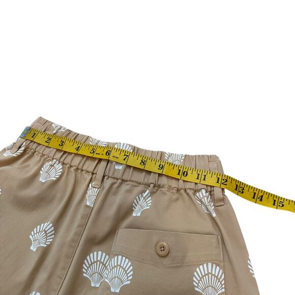 J. Crew Seashell Print Wide Leg Chinos Size XS/XXS - Picture 6 of 7